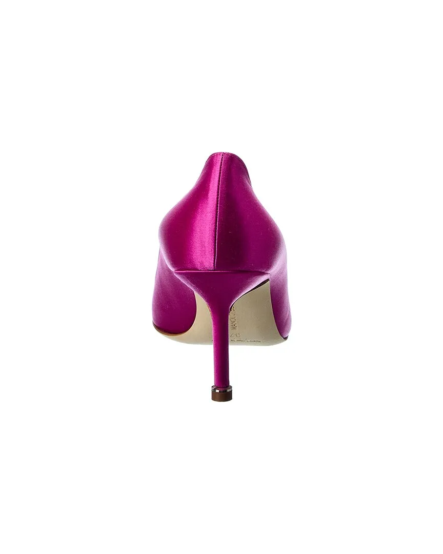 Manolo Blahnik Hangisi 70 Satin Pump Shoes_Manolo-Blahnik