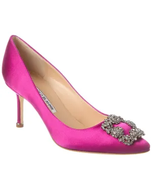 Manolo Blahnik Hangisi 70 Satin Pump Shoes_Manolo-Blahnik