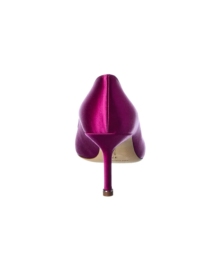 Manolo Blahnik Hangisi 70 Satin Pump Shoes_Manolo-Blahnik