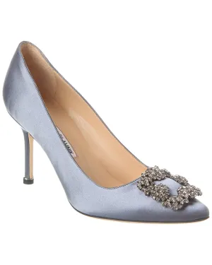 Manolo Blahnik Hangisi 70 Satin Pump Shoes_Manolo-Blahnik