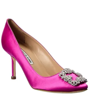 Manolo Blahnik Hangisi 70 Satin Pump Shoes_Manolo-Blahnik