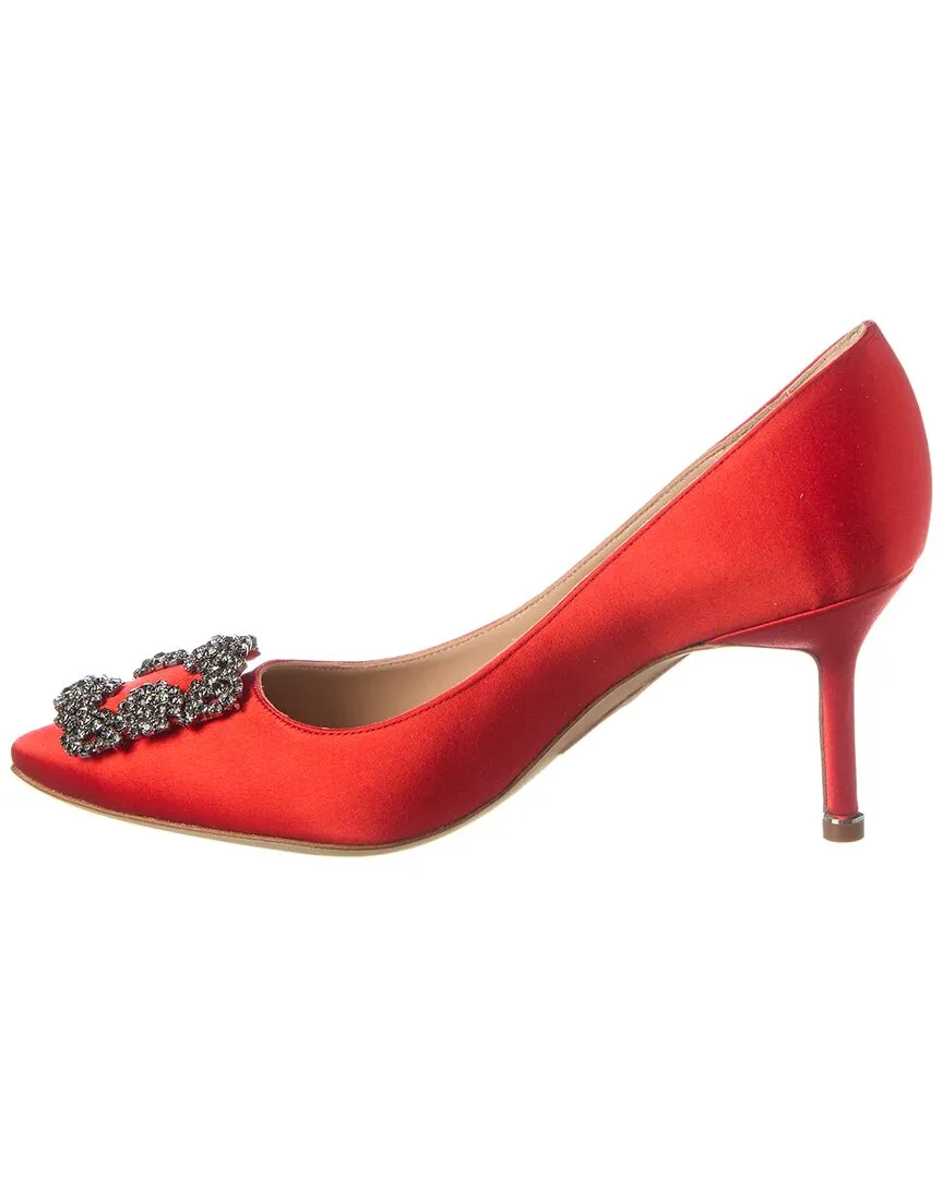 Manolo Blahnik Hangisi 70 Satin Pump Shoes_Manolo-Blahnik
