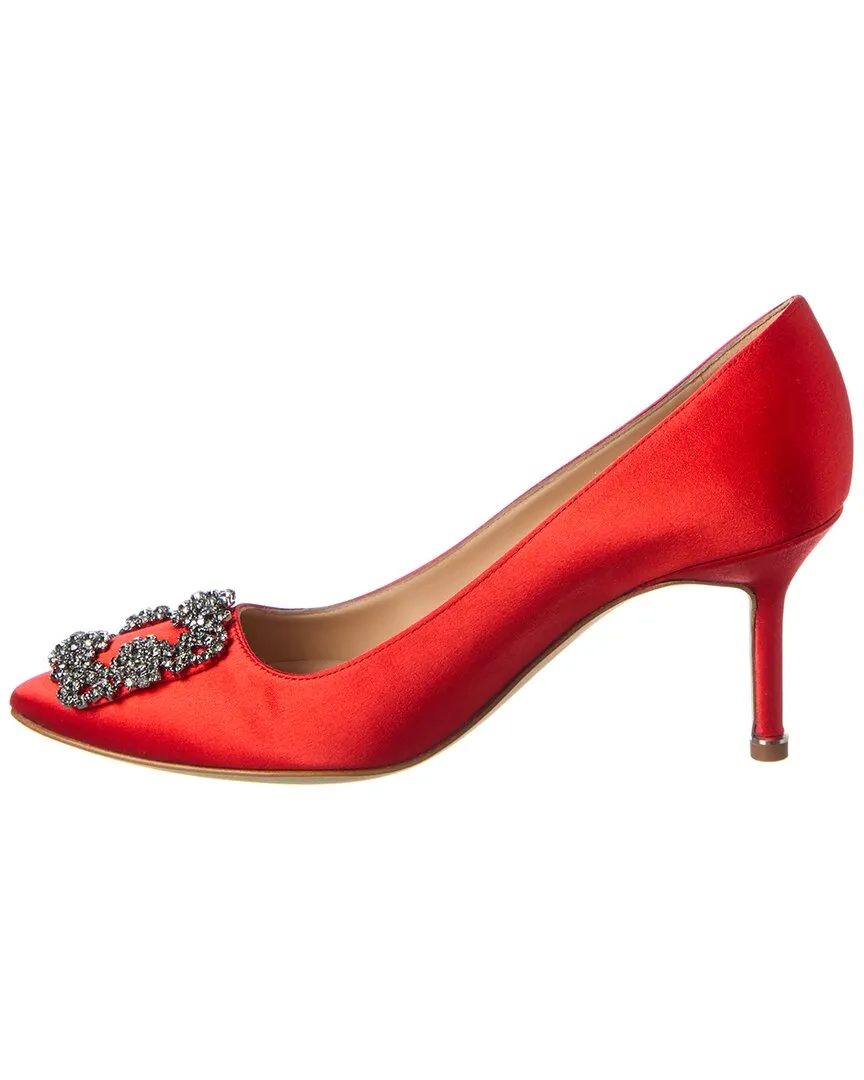 Manolo Blahnik Hangisi 70 Satin Pump Shoes_Manolo-Blahnik