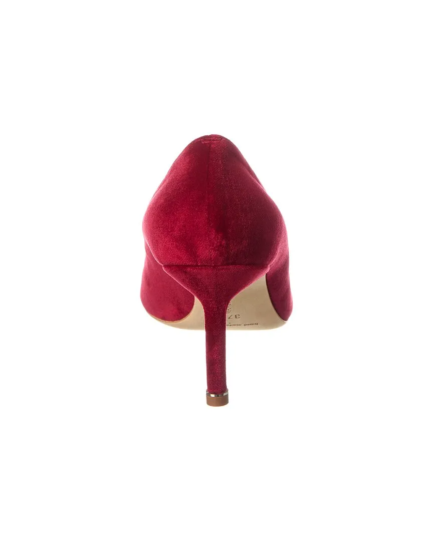 Manolo Blahnik Hangisi 70 Velvet Pump Shoes_Manolo-Blahnik