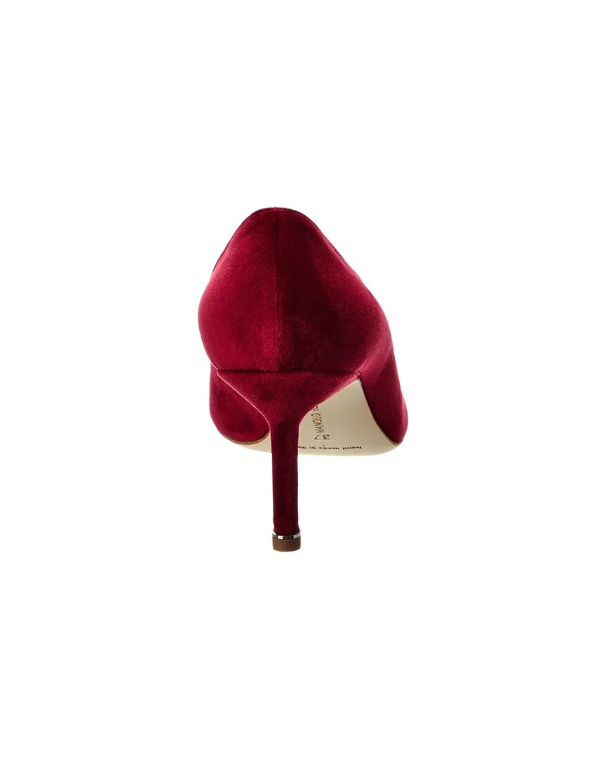Manolo Blahnik Hangisi 70 Velvet Pump Shoes_Manolo-Blahnik