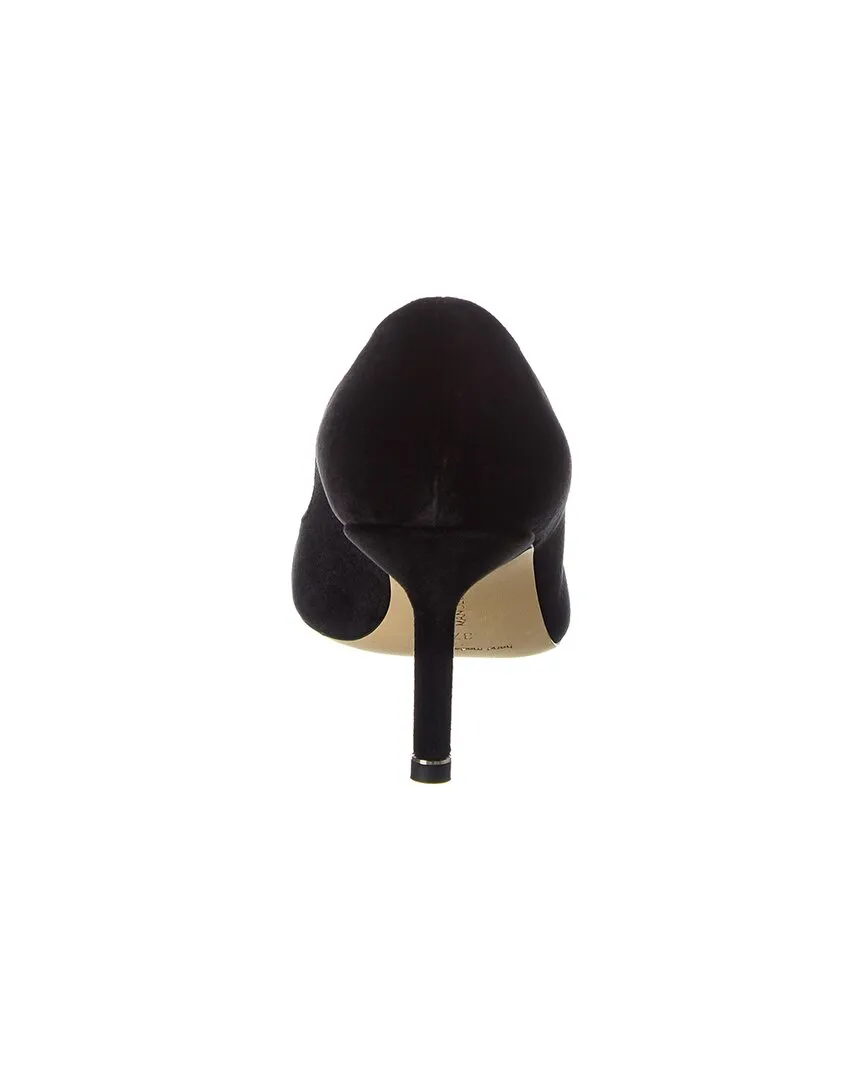 Manolo Blahnik Hangisi 70 Velvet Pump Shoes_Manolo-Blahnik