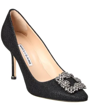 Manolo Blahnik Hangisi 90 Glitter Pump Shoes_Manolo-Blahnik