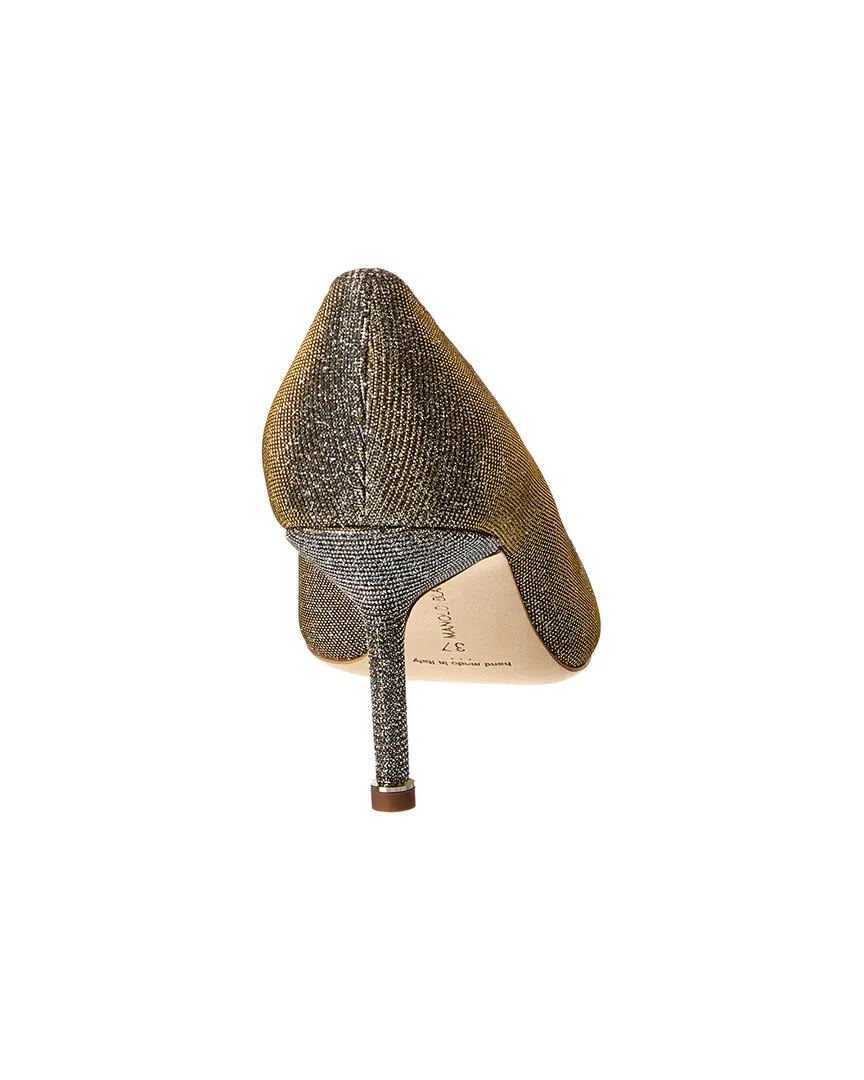 Manolo Blahnik Hangisi 90 Glitter Pump Shoes_Manolo-Blahnik