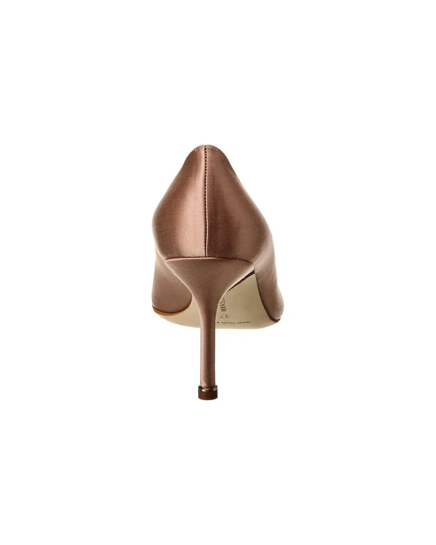 Manolo Blahnik Hangisi 90 Satin Pump Shoes_Manolo-Blahnik