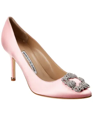 Manolo Blahnik Hangisi 90 Satin Pump Shoes_Manolo-Blahnik
