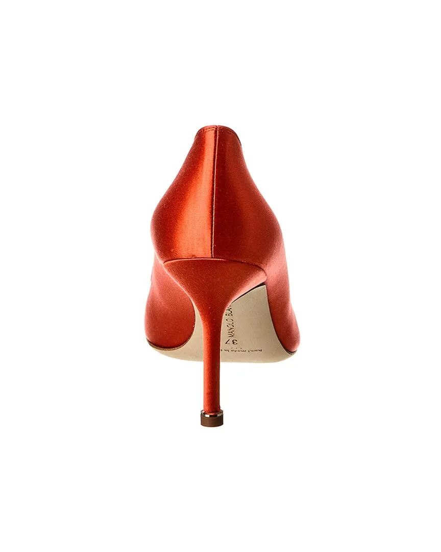 Manolo Blahnik Hangisi 90 Satin Pump Shoes_Manolo-Blahnik