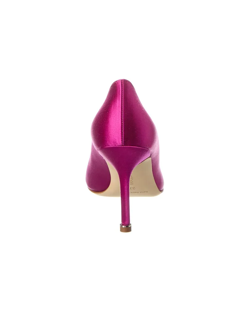 Manolo Blahnik Hangisi 90 Satin Pump Shoes_Manolo-Blahnik
