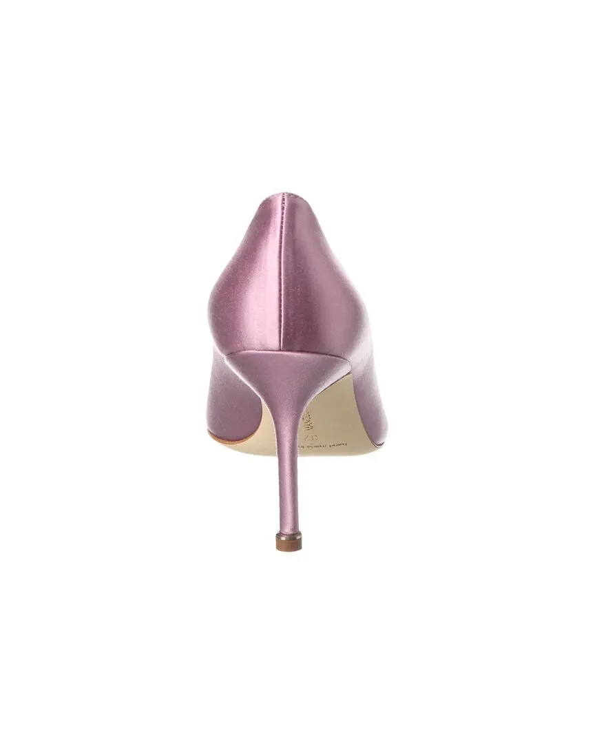 Manolo Blahnik Hangisi 90 Satin Pump Shoes_Manolo-Blahnik
