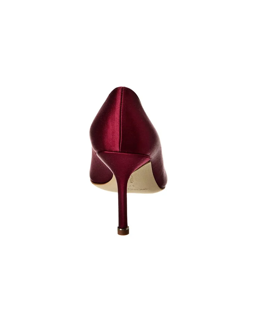 Manolo Blahnik Hangisi 90 Satin Pump Shoes_Manolo-Blahnik