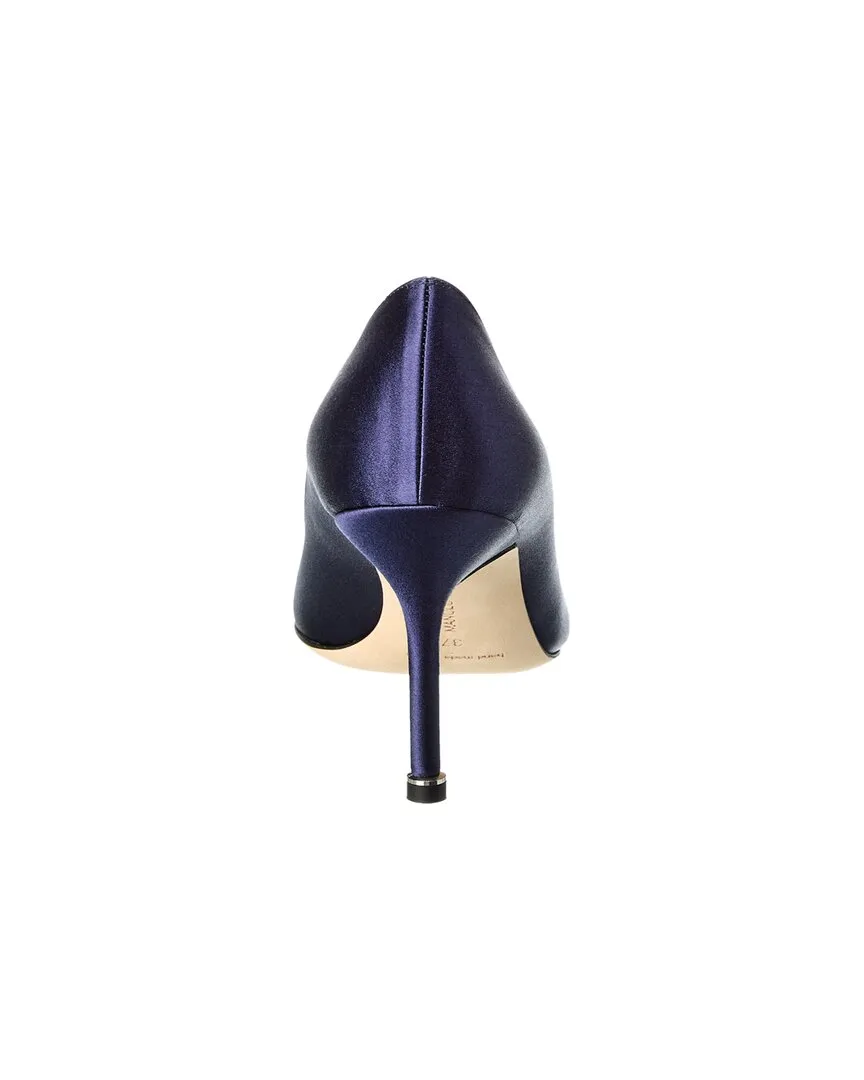 Manolo Blahnik Hangisi 90 Satin Pump Shoes_Manolo-Blahnik
