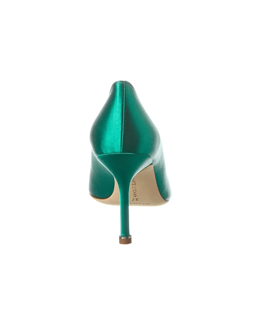 Manolo Blahnik Hangisi 90 Satin Pump Shoes_Manolo-Blahnik