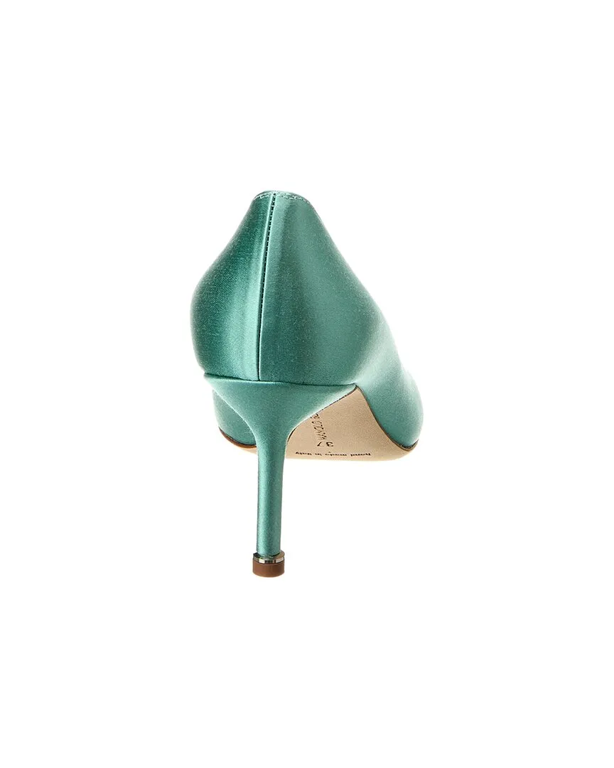 Manolo Blahnik Hangisi 90 Satin Pump Shoes_Manolo-Blahnik