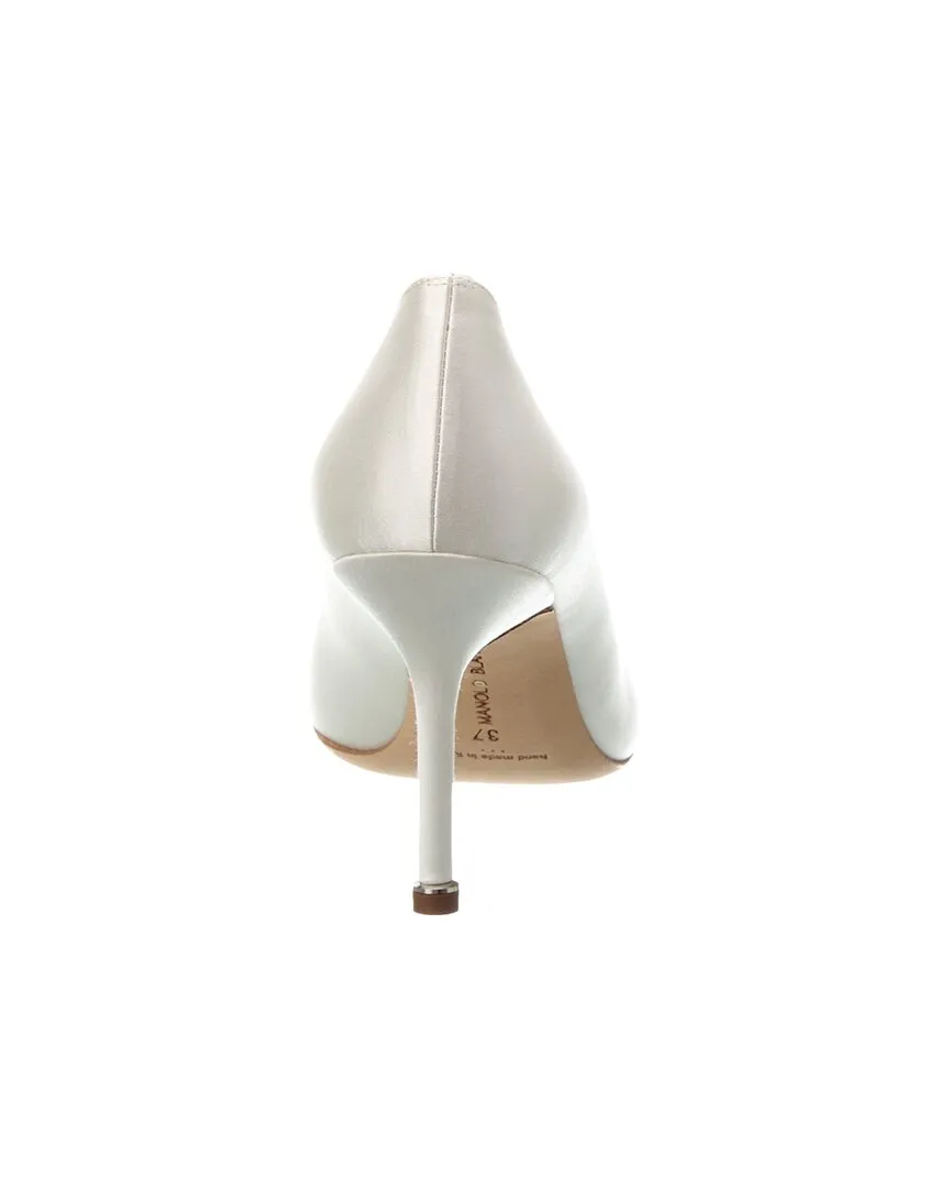 Manolo Blahnik Hangisi 90 Satin Pump Shoes_Manolo-Blahnik
