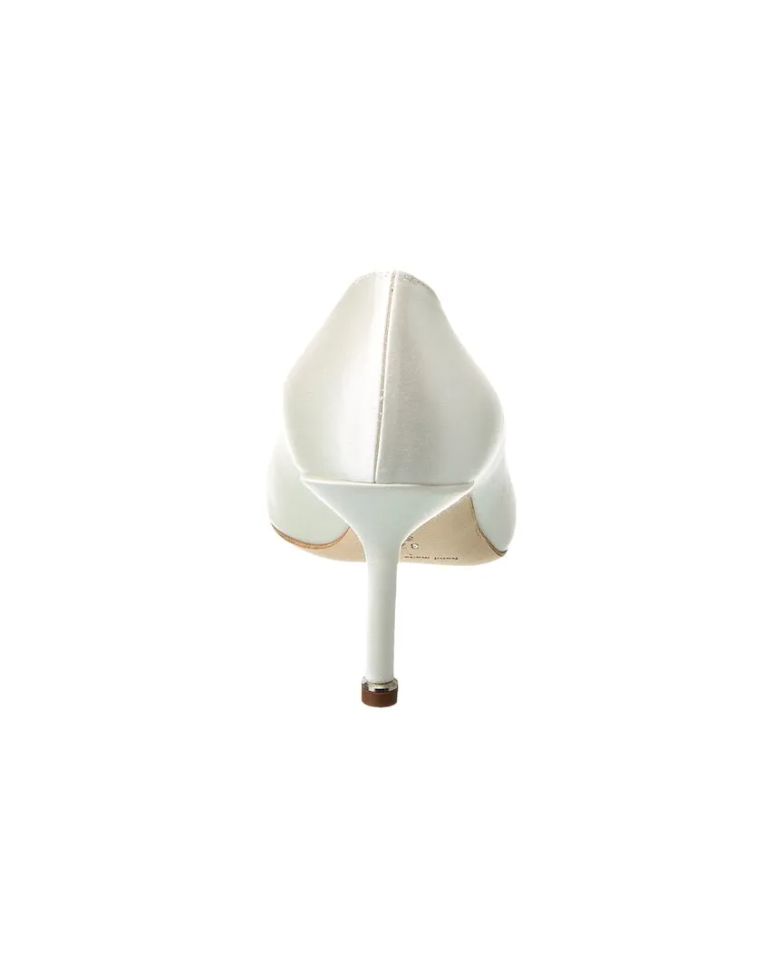 Manolo Blahnik Hangisi Bridal 70 Satin Pump Shoes_Manolo-Blahnik
