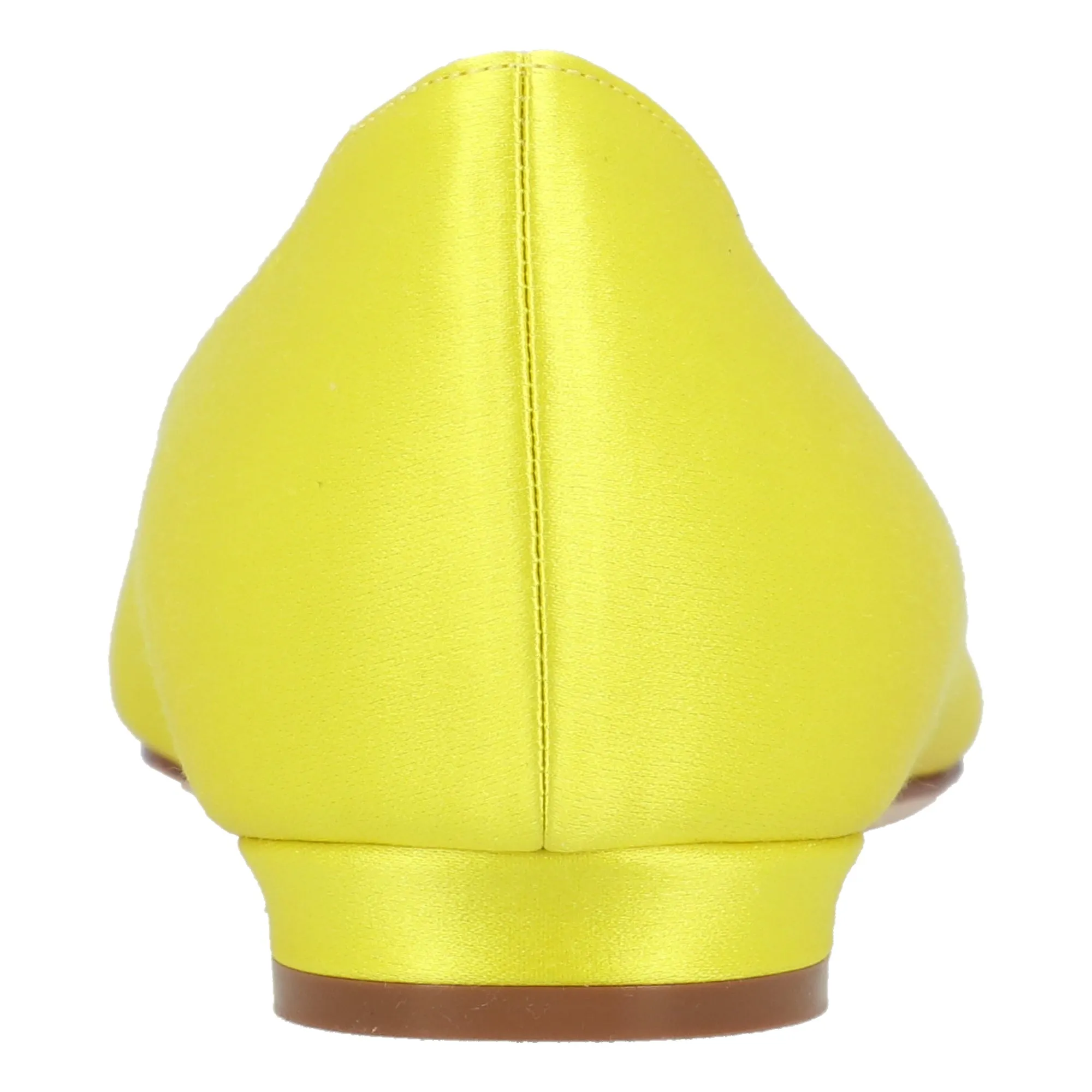 Manolo Blahnik Hangisi Flat Yellow Shoes_Manolo-Blahnik