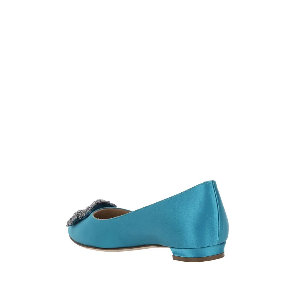 Manolo Blahnik Hangisi Women's Ballerinas Shoes_Manolo-Blahnik