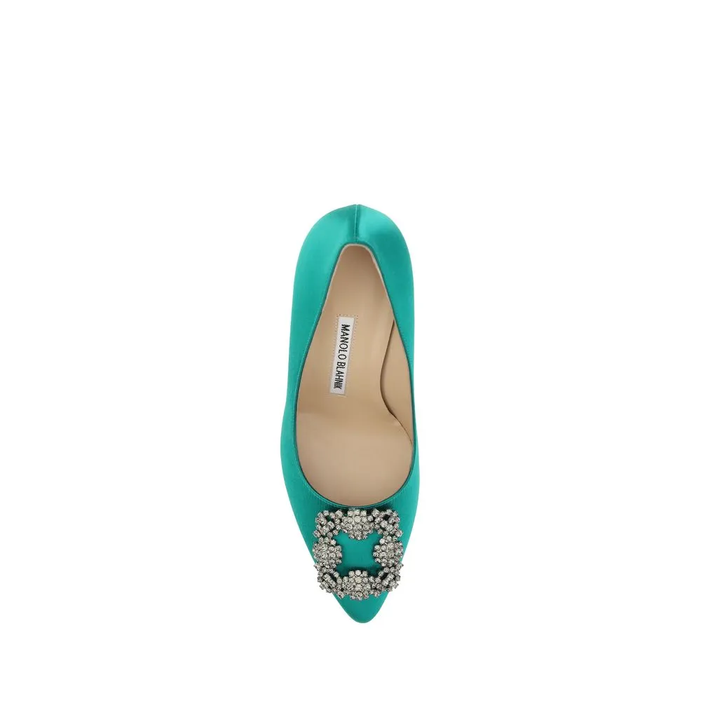 Manolo Blahnik Hangisi Women's Pumps Shoes_Manolo-Blahnik