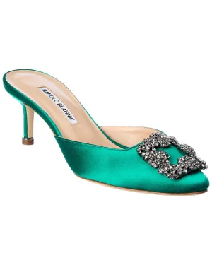 Manolo Blahnik Hangisimu 50 Satin Pump Shoes_Manolo-Blahnik