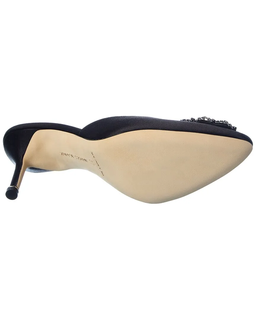Manolo Blahnik Hangisimu 70 Satin Pump Shoes_Manolo-Blahnik