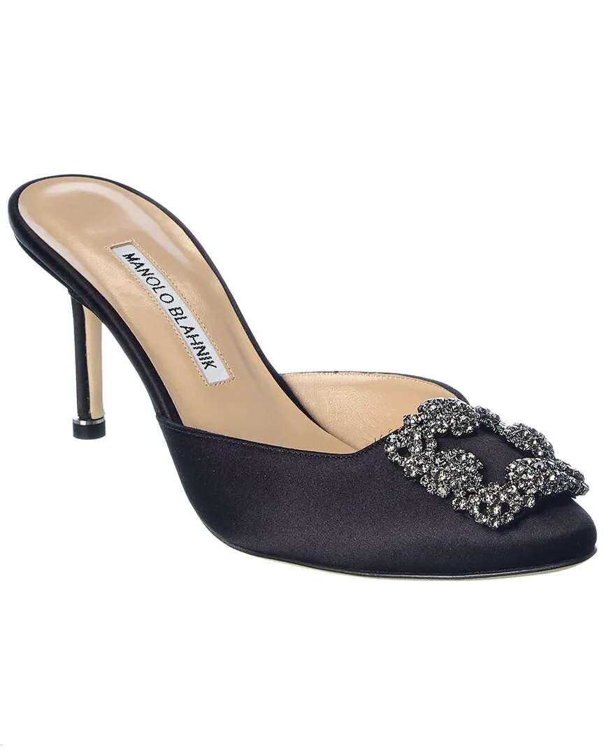 Manolo Blahnik Hangisimu 70 Satin Pump Shoes_Manolo-Blahnik