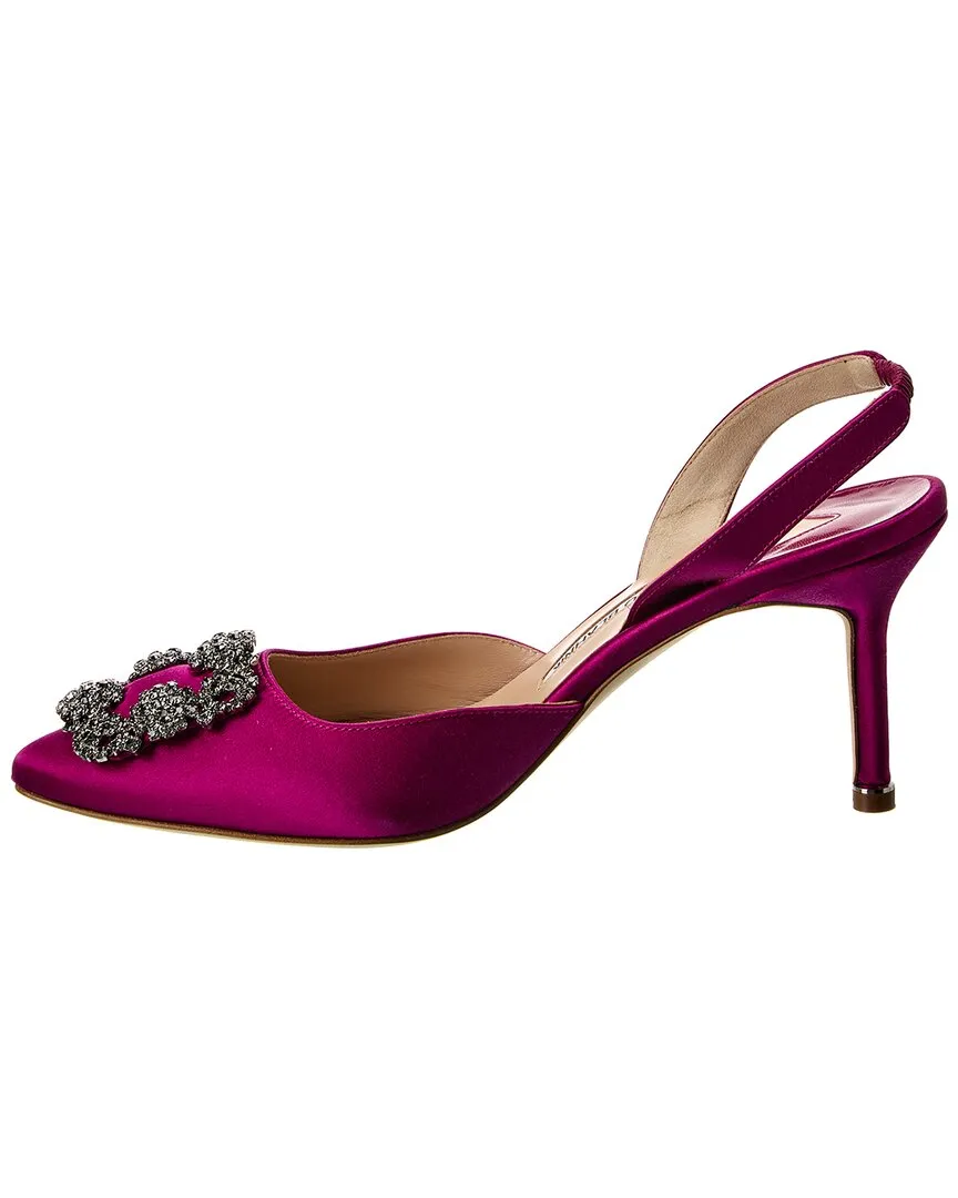 Manolo Blahnik Hangisisli 70 Satin Slingback Pump Shoes_Manolo-Blahnik