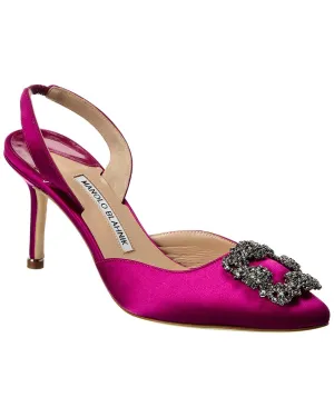 Manolo Blahnik Hangisisli 70 Satin Slingback Pump Shoes_Manolo-Blahnik