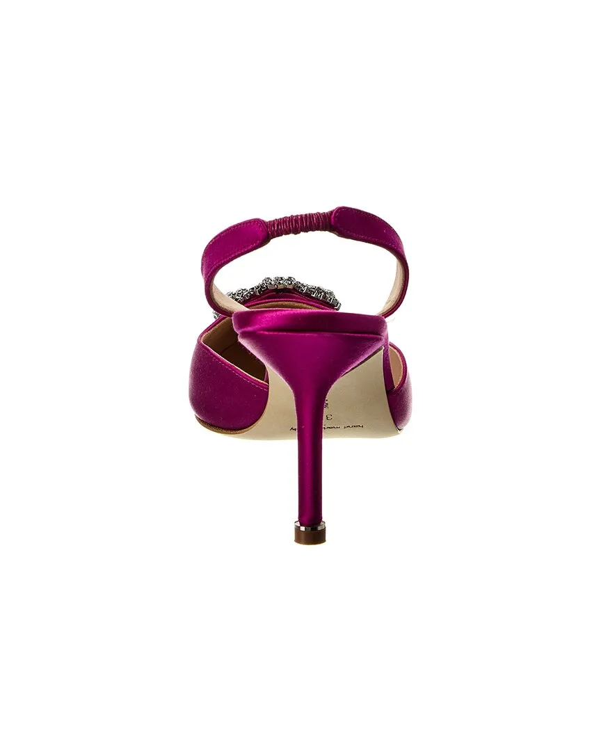 Manolo Blahnik Hangisisli 70 Satin Slingback Pump Shoes_Manolo-Blahnik