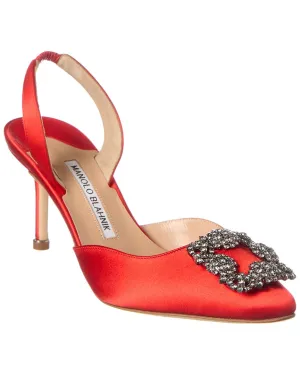Manolo Blahnik Hangisli 70 Satin Slingback Pump Shoes_Manolo-Blahnik