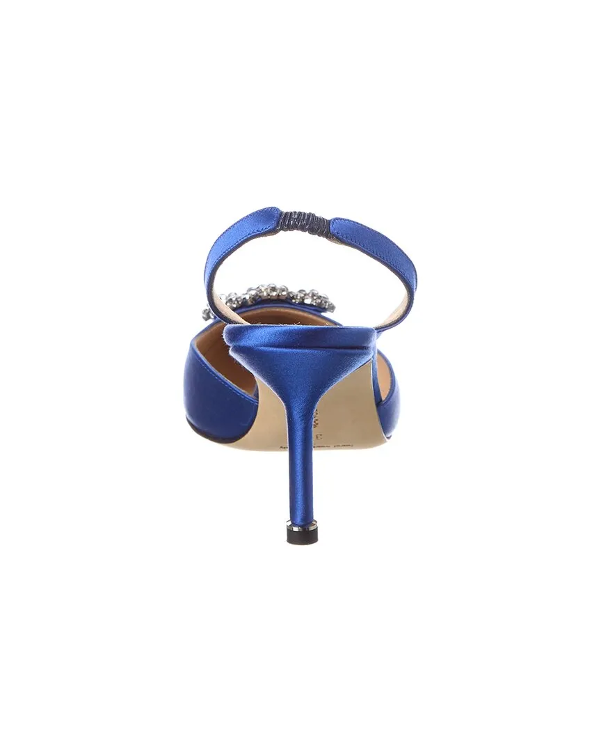 Manolo Blahnik Hangisli 70 Satin Slingback Pump Shoes_Manolo-Blahnik