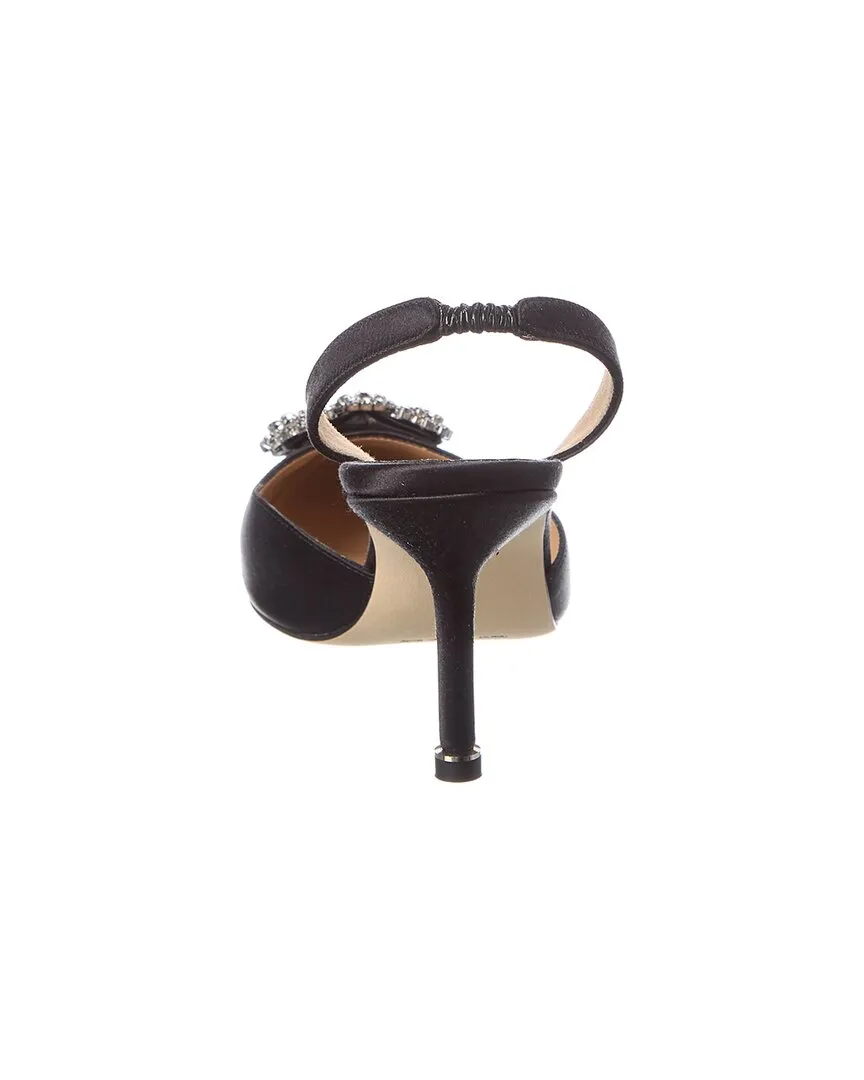 Manolo Blahnik Hangisli 70 Satin Slingback Pump Shoes_Manolo-Blahnik