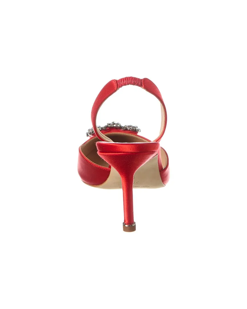 Manolo Blahnik Hangisli 70 Satin Slingback Pump Shoes_Manolo-Blahnik