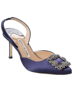 Manolo Blahnik Hangisli 70 Satin Slingback Pump Shoes_Manolo-Blahnik