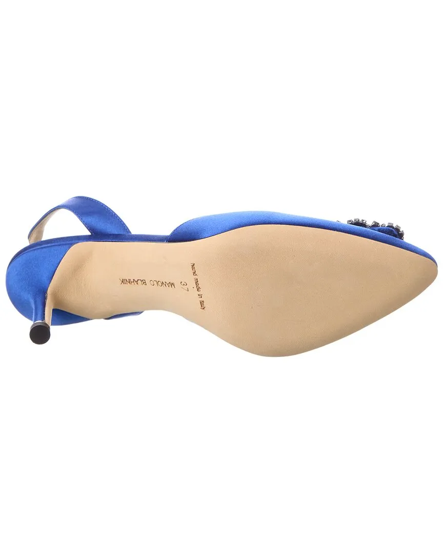 Manolo Blahnik Hangisli 70 Satin Slingback Pump Shoes_Manolo-Blahnik