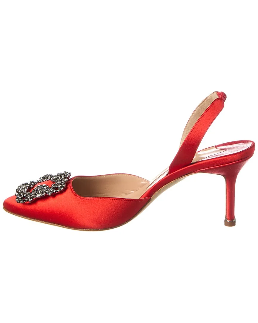 Manolo Blahnik Hangisli 70 Satin Slingback Pump Shoes_Manolo-Blahnik
