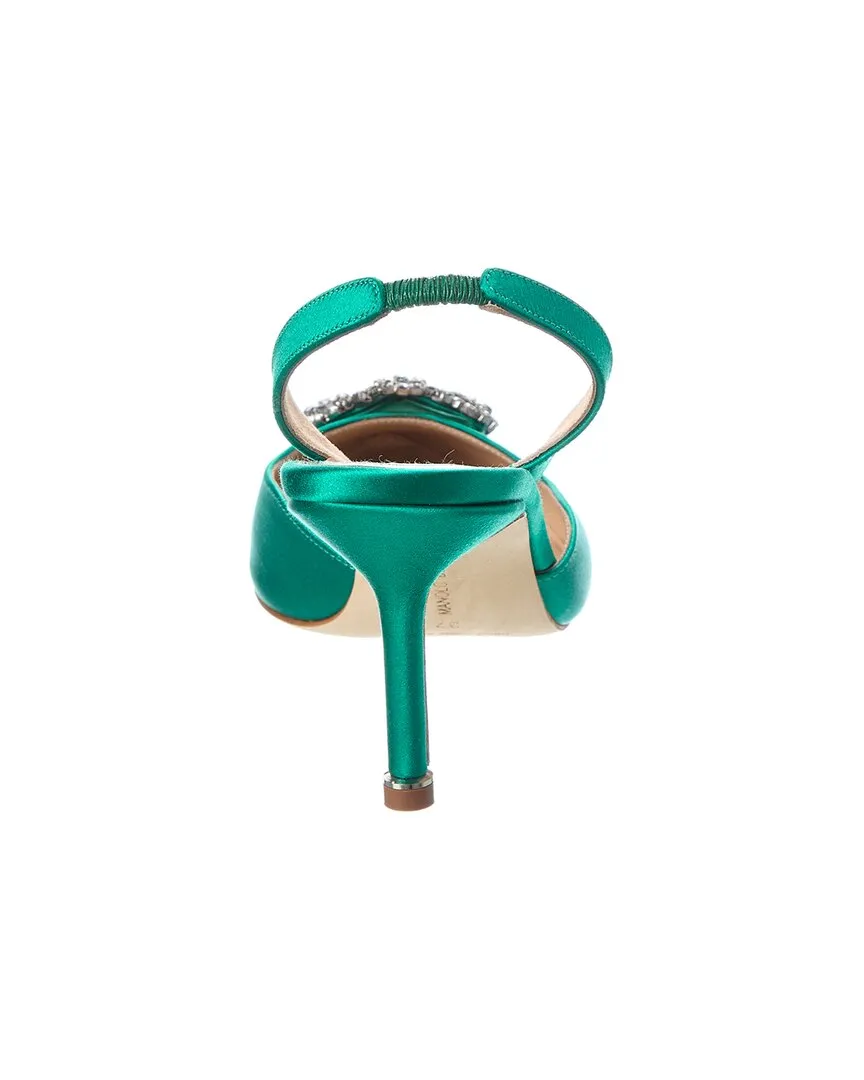 Manolo Blahnik Hangisli 70 Satin Slingback Pump Shoes_Manolo-Blahnik