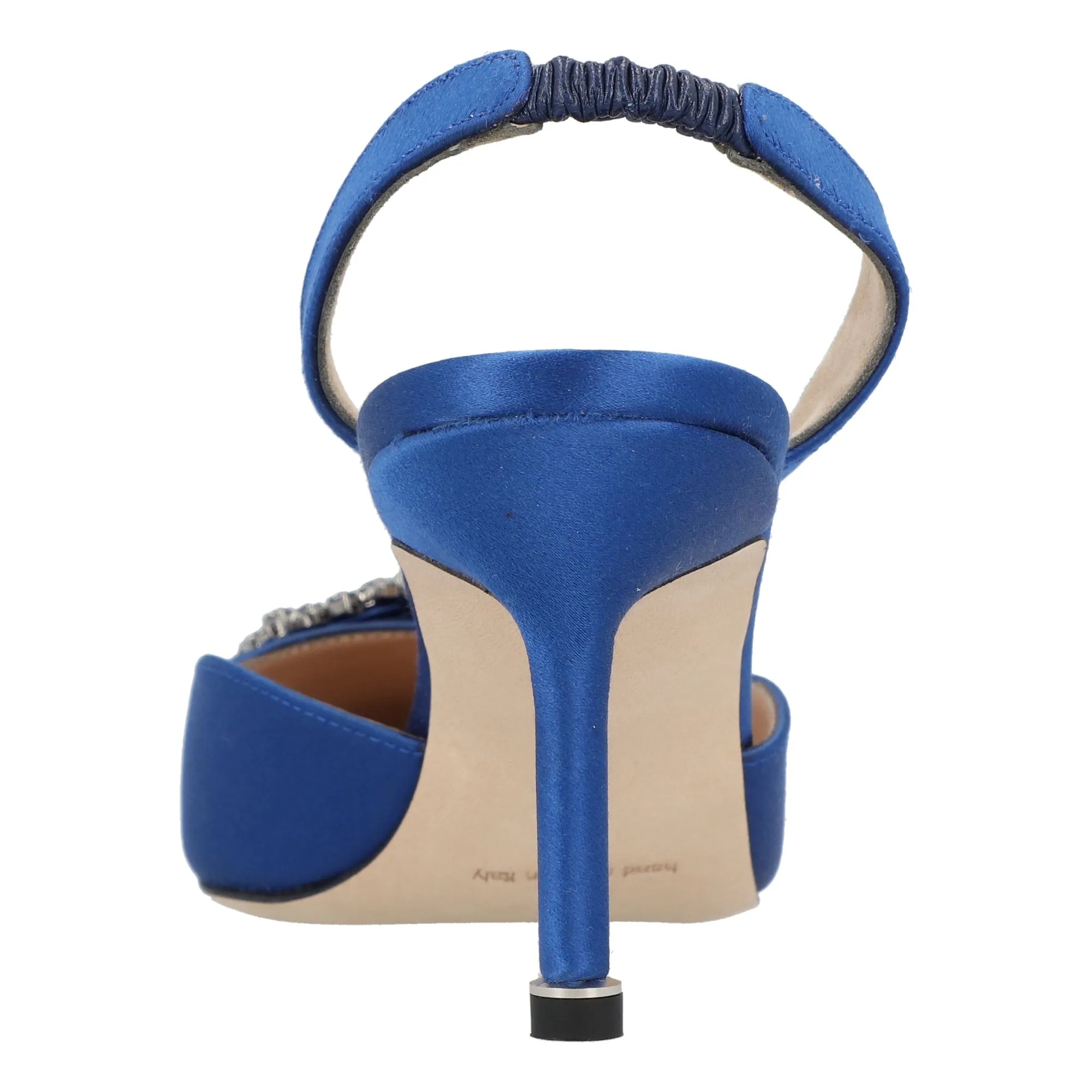 Manolo Blahnik Hangisli Slingback Pumps 85mm Blue Shoes_Manolo-Blahnik