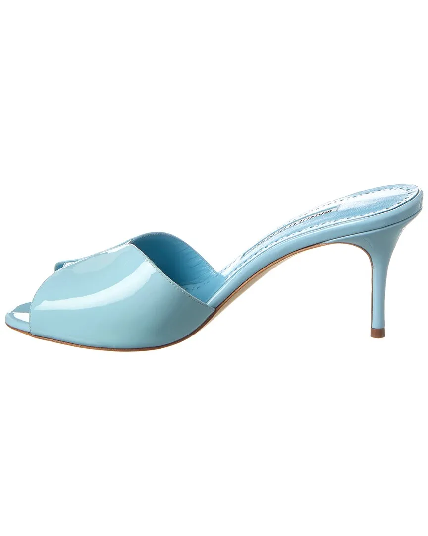 Manolo Blahnik Houramu 70 Patent Sandal Shoes_Manolo-Blahnik