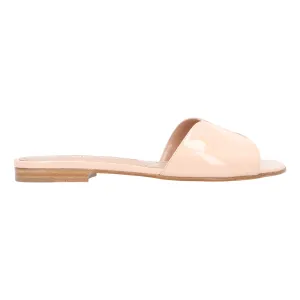 Manolo Blahnik Houramu Flat Beige Shoes_Manolo-Blahnik