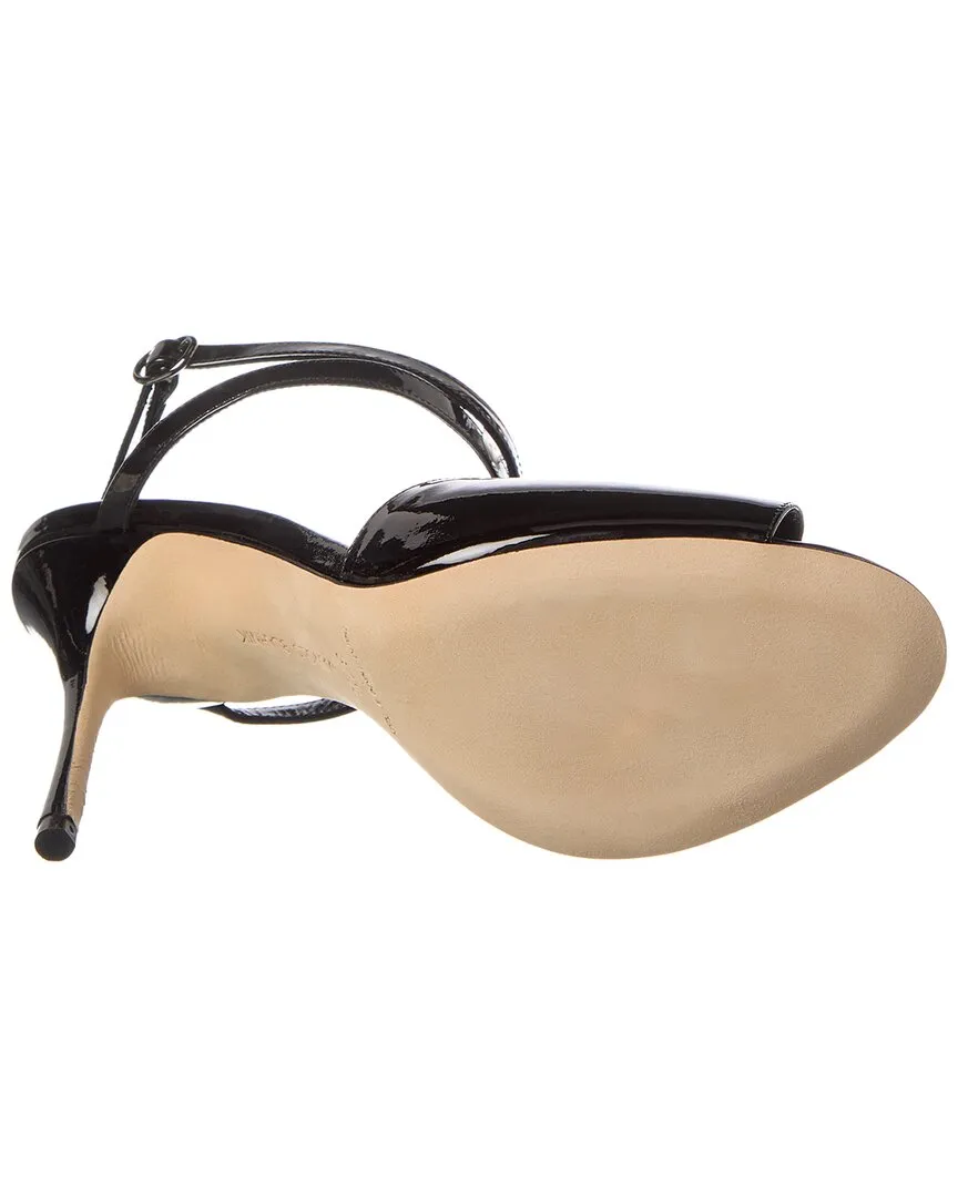 Manolo Blahnik Hourani 100 Patent Sandal Shoes_Manolo-Blahnik