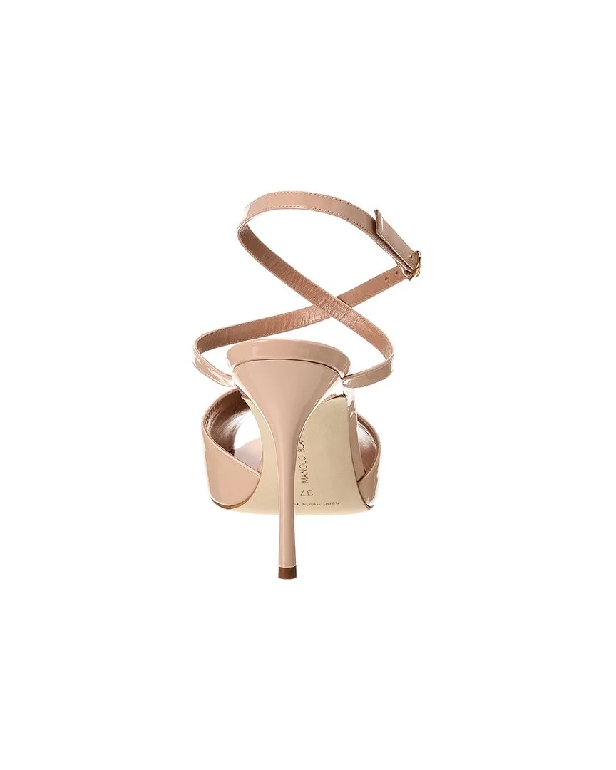 Manolo Blahnik Hourani 100 Patent Sandal Shoes_Manolo-Blahnik