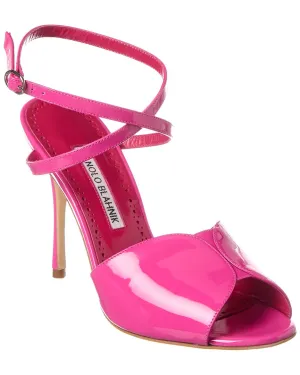 Manolo Blahnik Hourani 100 Patent Sandal Shoes_Manolo-Blahnik