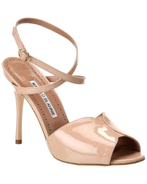 Manolo Blahnik Hourani 100 Patent Sandal Shoes_Manolo-Blahnik
