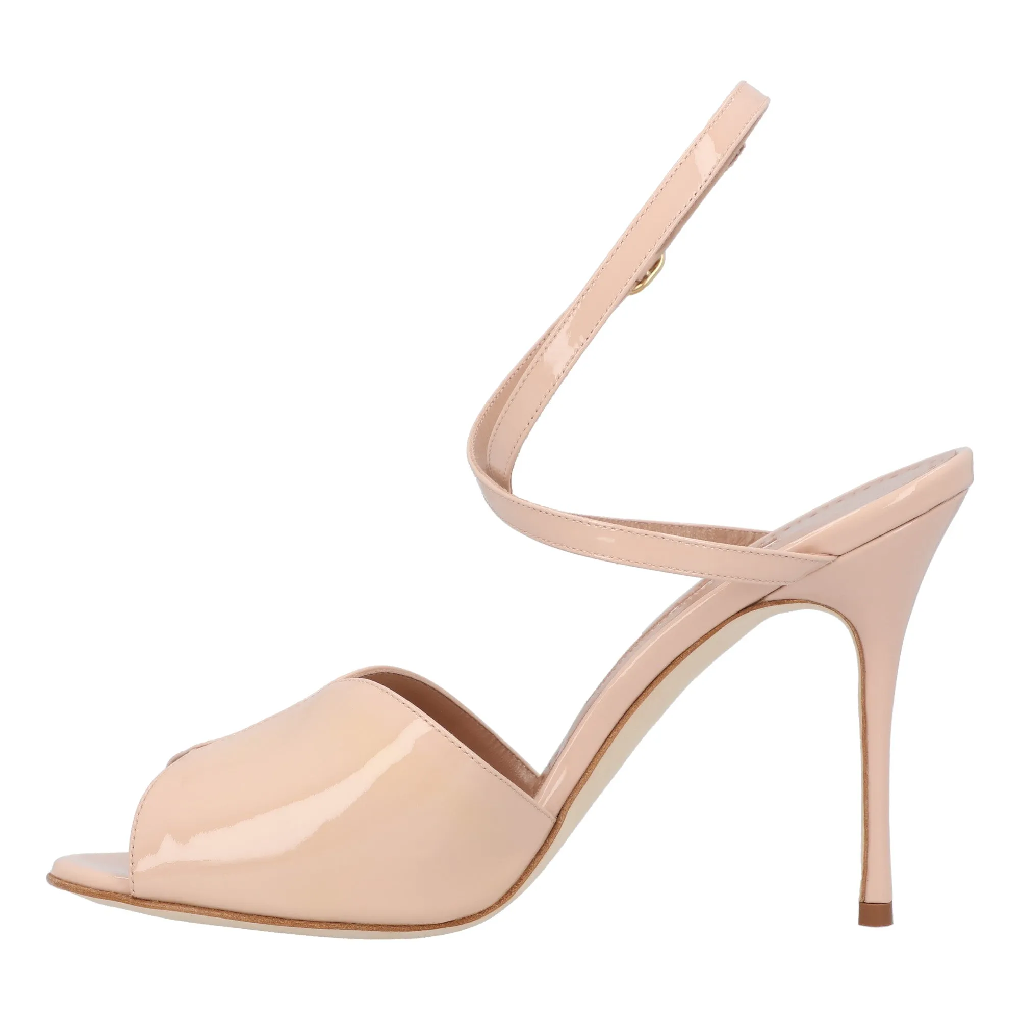 Manolo Blahnik Hourani 105 Sandal Beige Shoes_Manolo-Blahnik