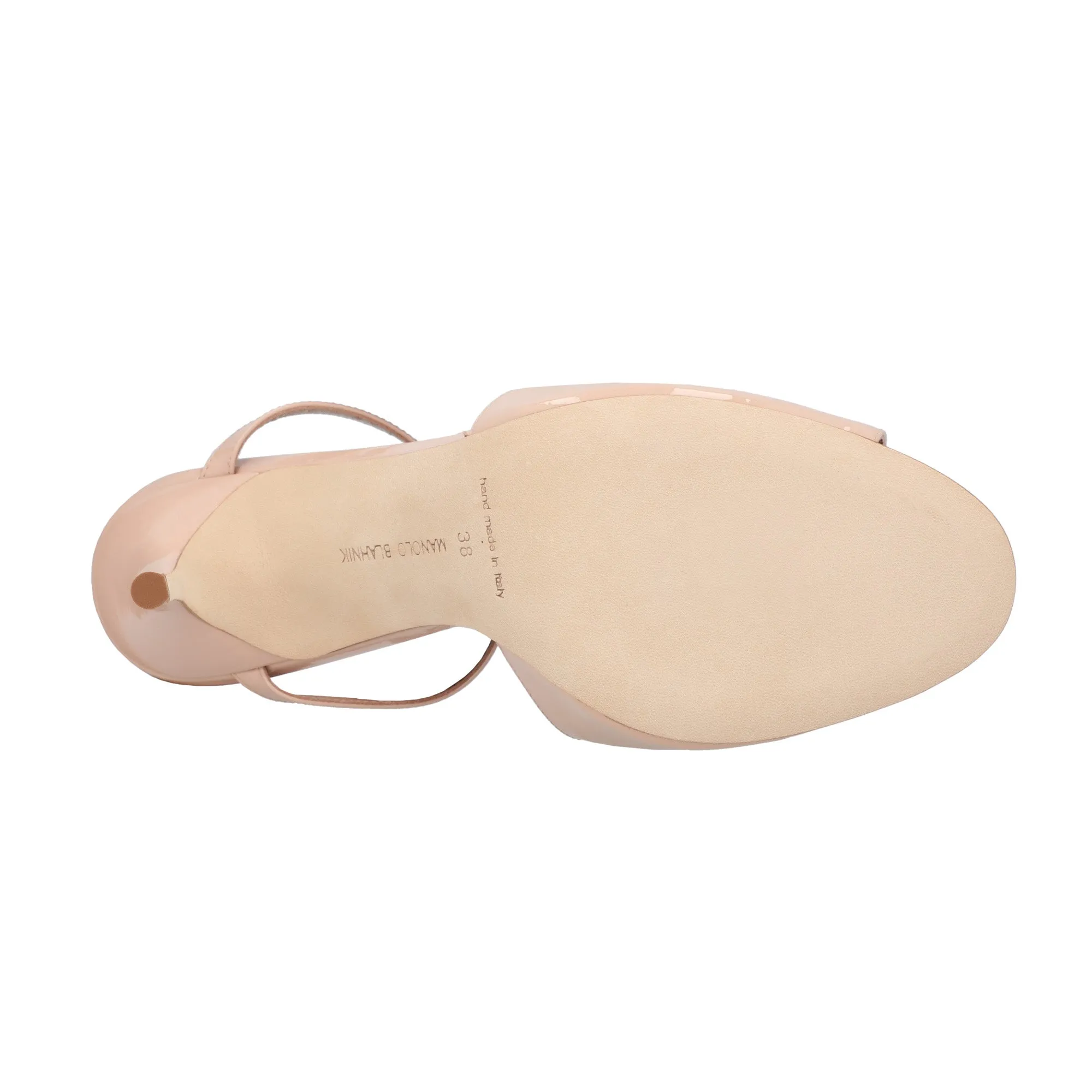 Manolo Blahnik Hourani 105 Sandal Beige Shoes_Manolo-Blahnik