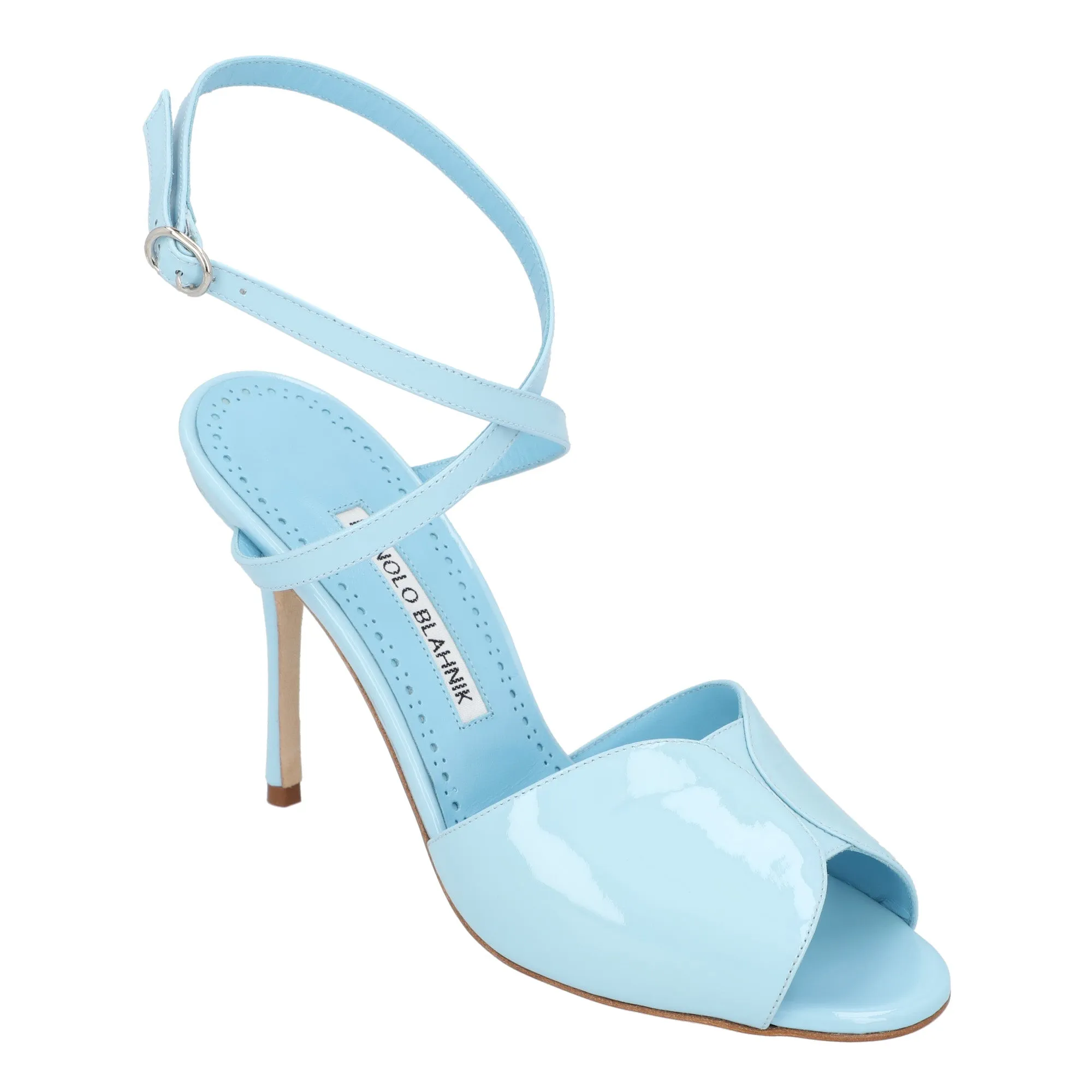 Manolo Blahnik Hourani 105 Sandal Blue Shoes_Manolo-Blahnik